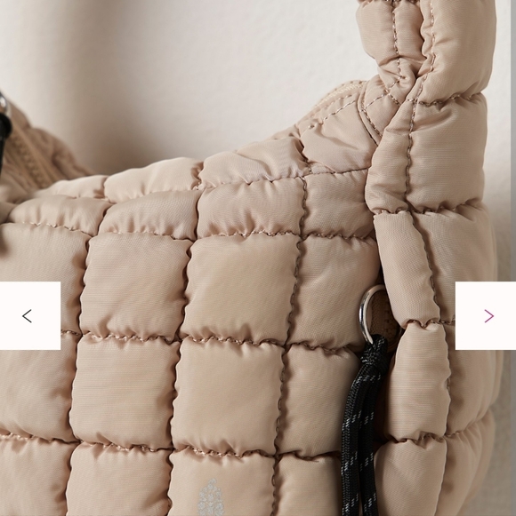 NWT* FREE PEOPLE Quilted Baby Carryall Sling Bag *Tofu* - Picture 11 of 13
